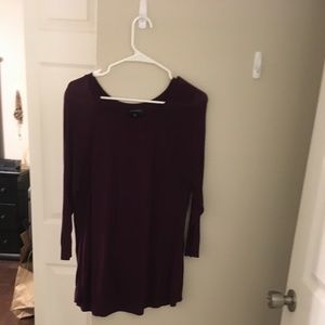The Limited Purple Sweater